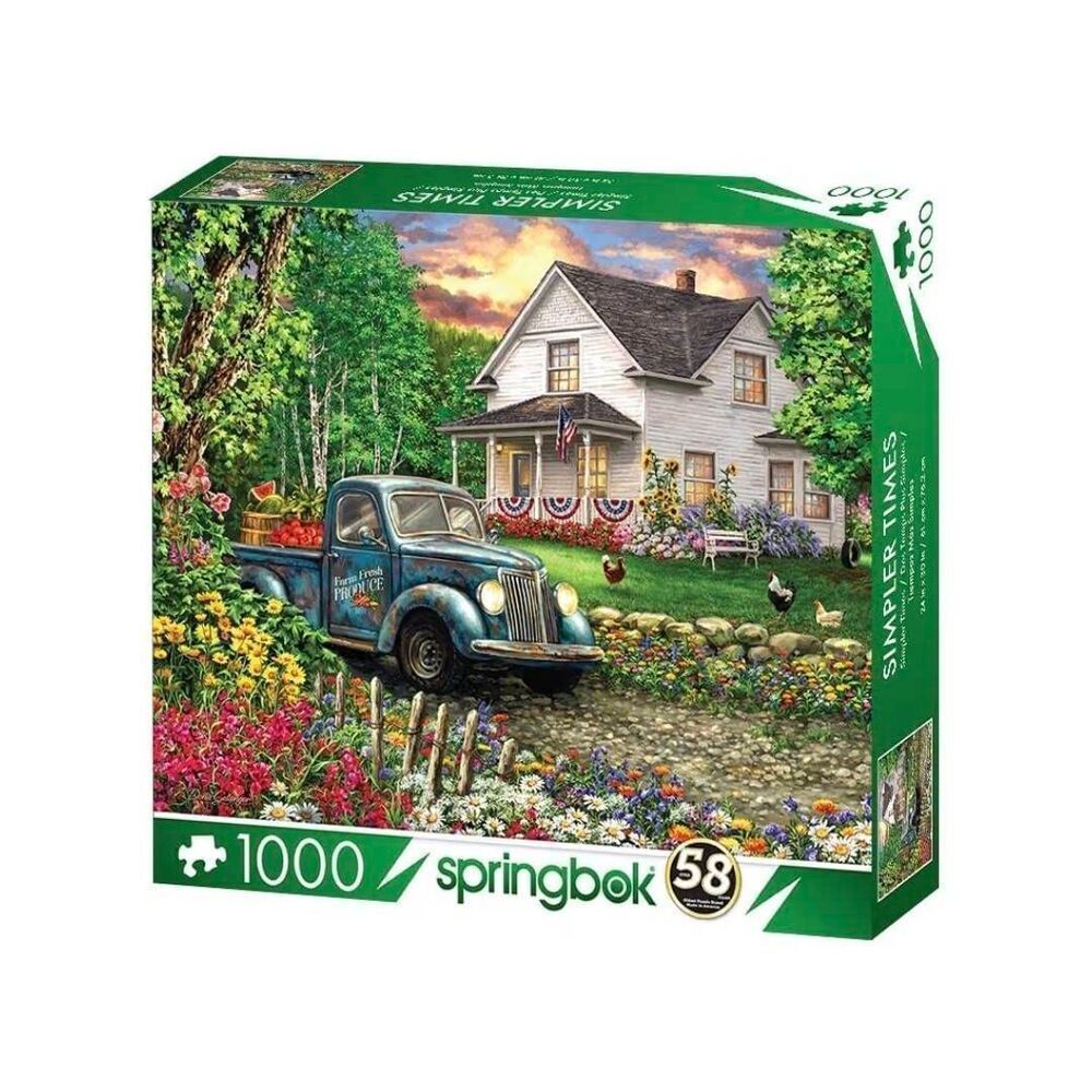 Springbok Simpler Times 1000 pc Jigsaw Puzzle